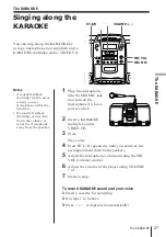 Preview for 27 page of Sony PMC-222V Operating Instructions Manual