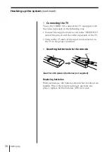 Preview for 30 page of Sony PMC-222V Operating Instructions Manual