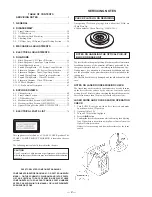 Предварительный просмотр 2 страницы Sony PMC-222V Service Manual