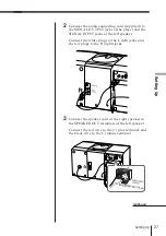 Preview for 27 page of Sony PMC-D305 Operating Instructions Manual