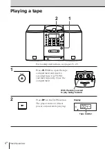 Предварительный просмотр 8 страницы Sony PMC-D305L Operating Instructions Manual