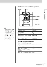 Предварительный просмотр 9 страницы Sony PMC-D305L Operating Instructions Manual