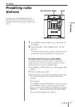 Предварительный просмотр 17 страницы Sony PMC-D305L Operating Instructions Manual