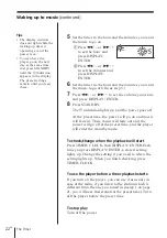 Предварительный просмотр 22 страницы Sony PMC-D305L Operating Instructions Manual