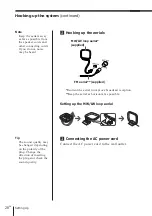 Предварительный просмотр 28 страницы Sony PMC-D305L Operating Instructions Manual