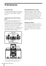 Предварительный просмотр 38 страницы Sony PMC-D305L Operating Instructions Manual