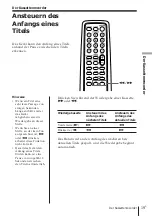 Предварительный просмотр 59 страницы Sony PMC-D305L Operating Instructions Manual