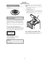 Предварительный просмотр 3 страницы Sony PMC-D307L Service Manual