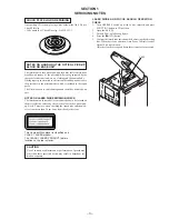 Предварительный просмотр 3 страницы Sony PMC-D407L Service Manual