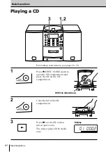 Preview for 4 page of Sony PMC-D40L Operating Instructions Manual