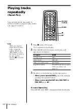 Preview for 14 page of Sony PMC-D40L Operating Instructions Manual