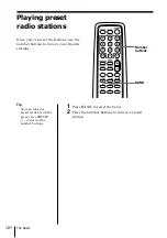 Preview for 18 page of Sony PMC-D40L Operating Instructions Manual