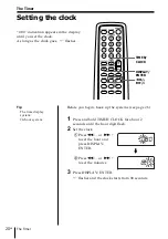 Preview for 20 page of Sony PMC-D40L Operating Instructions Manual