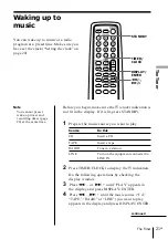 Preview for 21 page of Sony PMC-D40L Operating Instructions Manual