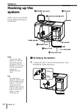 Preview for 26 page of Sony PMC-D40L Operating Instructions Manual