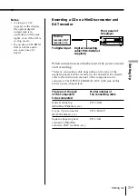 Preview for 31 page of Sony PMC-D40L Operating Instructions Manual