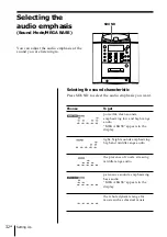 Preview for 32 page of Sony PMC-D40L Operating Instructions Manual