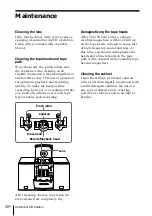 Preview for 38 page of Sony PMC-D40L Operating Instructions Manual