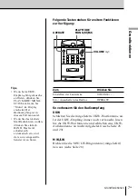 Preview for 47 page of Sony PMC-D40L Operating Instructions Manual