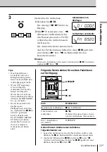 Preview for 51 page of Sony PMC-D40L Operating Instructions Manual