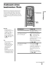 Preview for 53 page of Sony PMC-D40L Operating Instructions Manual