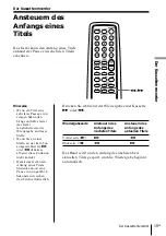 Preview for 59 page of Sony PMC-D40L Operating Instructions Manual