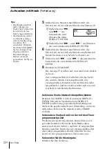 Preview for 62 page of Sony PMC-D40L Operating Instructions Manual