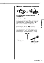 Preview for 69 page of Sony PMC-D40L Operating Instructions Manual