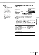 Preview for 71 page of Sony PMC-D40L Operating Instructions Manual