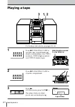 Preview for 8 page of Sony PMC-DR45 - Personal Component System Operating Instructions Manual