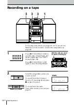 Preview for 10 page of Sony PMC-DR45 - Personal Component System Operating Instructions Manual