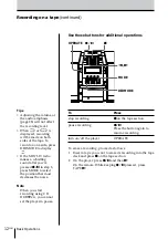 Preview for 12 page of Sony PMC-DR45 - Personal Component System Operating Instructions Manual