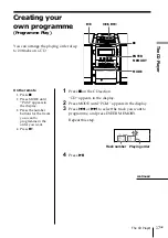 Preview for 17 page of Sony PMC-DR45 - Personal Component System Operating Instructions Manual