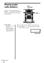 Preview for 20 page of Sony PMC-DR45 - Personal Component System Operating Instructions Manual