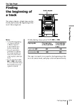 Preview for 27 page of Sony PMC-DR45 - Personal Component System Operating Instructions Manual