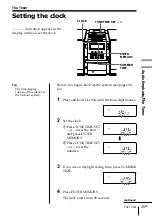 Preview for 29 page of Sony PMC-DR45 - Personal Component System Operating Instructions Manual