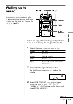 Preview for 31 page of Sony PMC-DR45 - Personal Component System Operating Instructions Manual