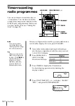 Preview for 34 page of Sony PMC-DR45 - Personal Component System Operating Instructions Manual