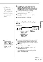 Preview for 45 page of Sony PMC-DR45 - Personal Component System Operating Instructions Manual