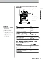 Preview for 63 page of Sony PMC-DR45 - Personal Component System Operating Instructions Manual