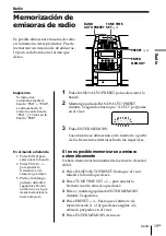 Preview for 73 page of Sony PMC-DR45 - Personal Component System Operating Instructions Manual