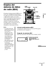 Preview for 75 page of Sony PMC-DR45 - Personal Component System Operating Instructions Manual