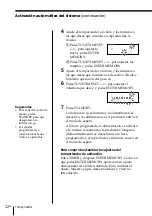 Preview for 86 page of Sony PMC-DR45 - Personal Component System Operating Instructions Manual