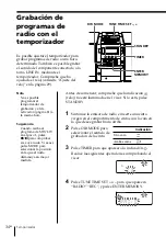 Preview for 88 page of Sony PMC-DR45 - Personal Component System Operating Instructions Manual