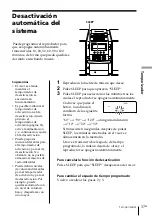 Preview for 91 page of Sony PMC-DR45 - Personal Component System Operating Instructions Manual