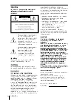 Preview for 2 page of Sony PMC-DR50 Operating Instructions Manual