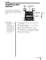 Preview for 19 page of Sony PMC-DR50 Operating Instructions Manual