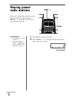 Preview for 20 page of Sony PMC-DR50 Operating Instructions Manual