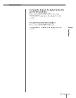 Preview for 23 page of Sony PMC-DR50 Operating Instructions Manual