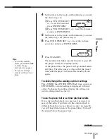 Preview for 25 page of Sony PMC-DR50 Operating Instructions Manual